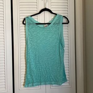 VS PINK green workout tank top